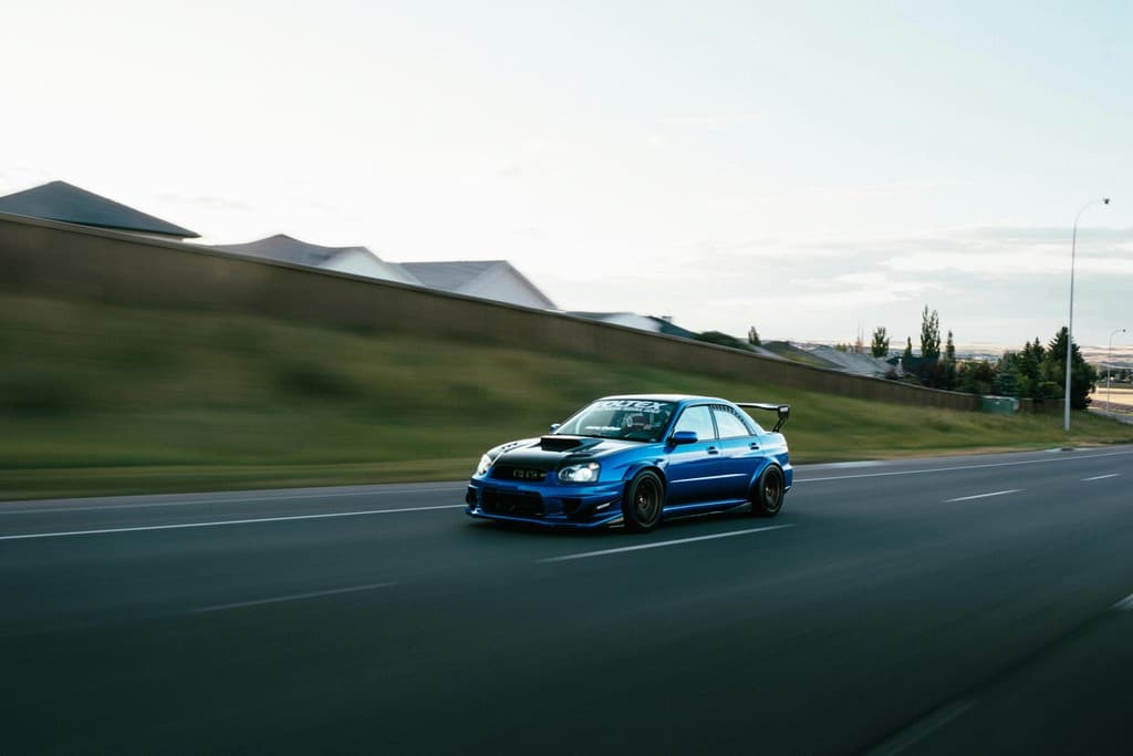 Car on highway